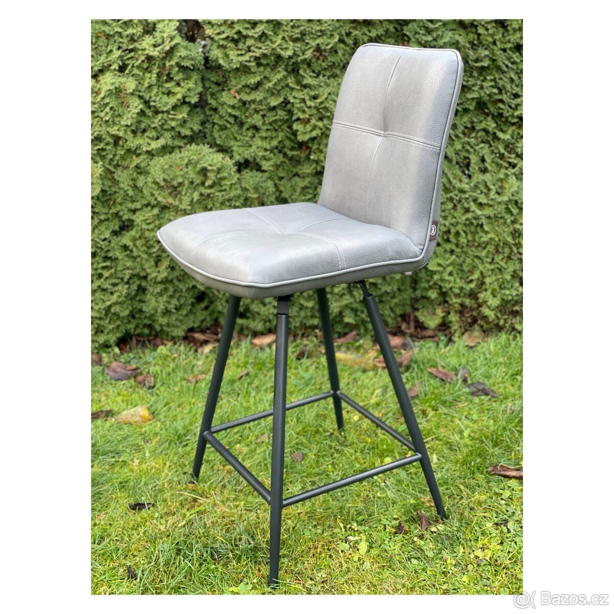 Kožená jídelní barová židle - Lora - 9