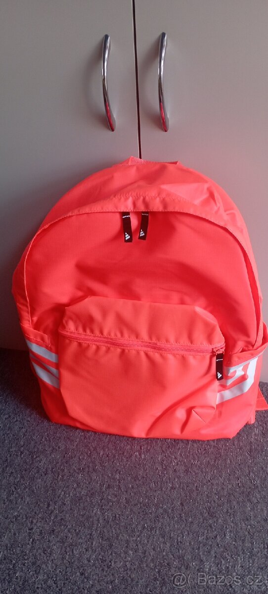 Nový neon růžový batoh zn."ADIDAS" - 9