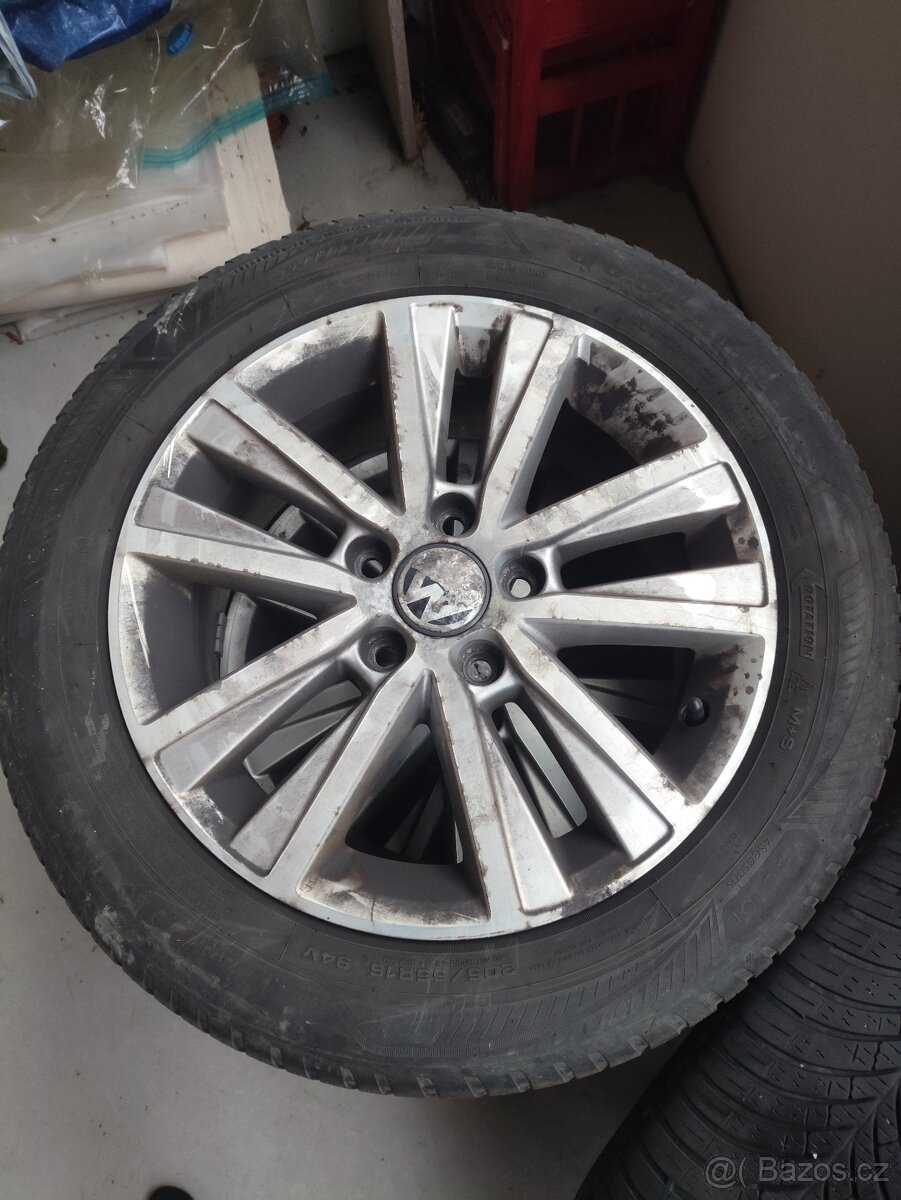 Sada kol 5x112 na celoročkách 205/55/16 - 9