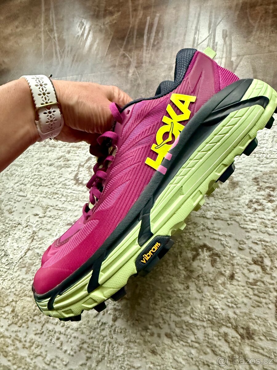 Běžecké boty HOKA One Mafate speed 3, festival fuchsi - 9