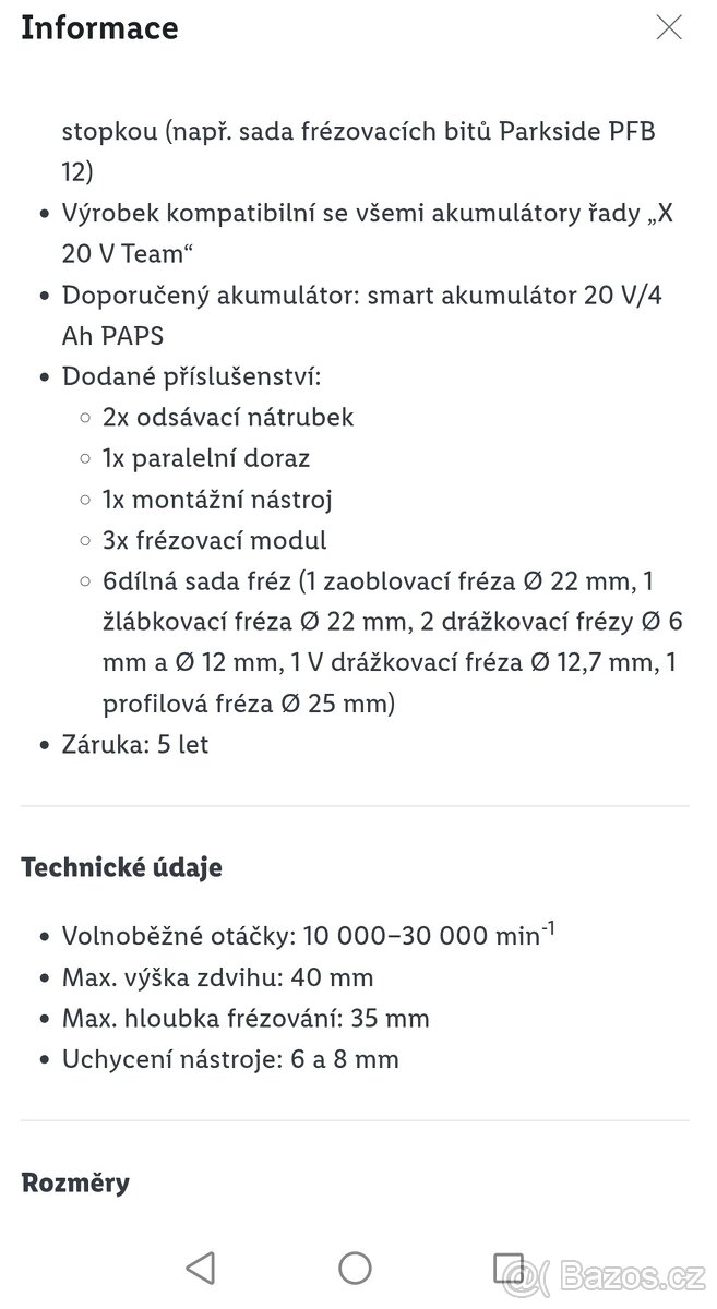 Aku horní frézka peformance 3v1 v kufru - 9