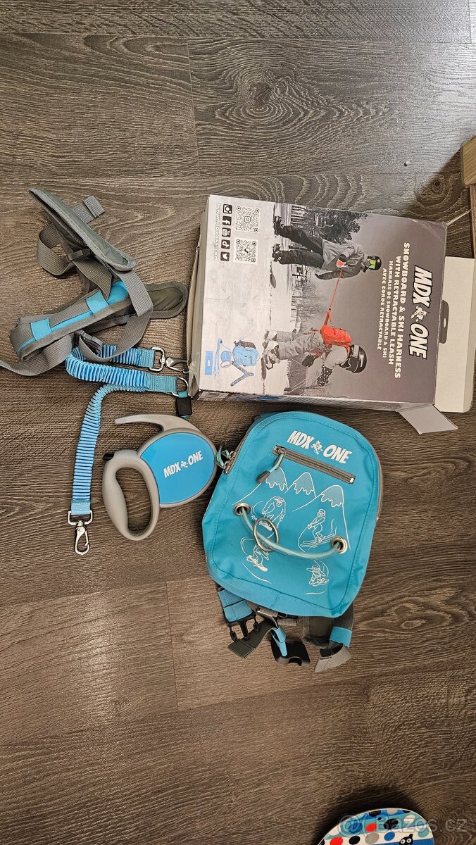 Snowboard dětský 70 cm Head + postroj - 9