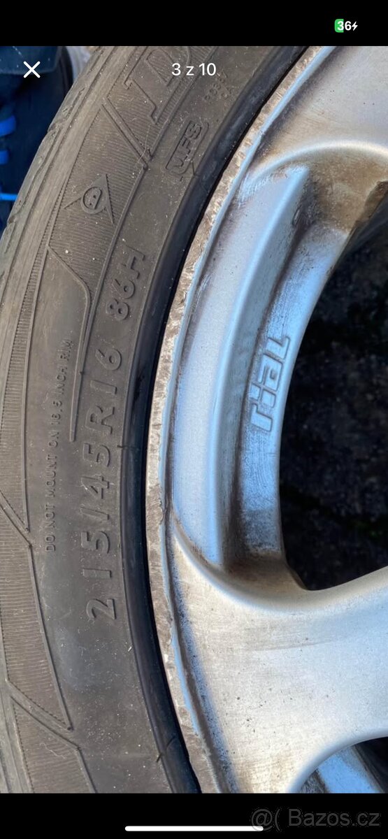 Alu kola 4x114,3 r16 - 9