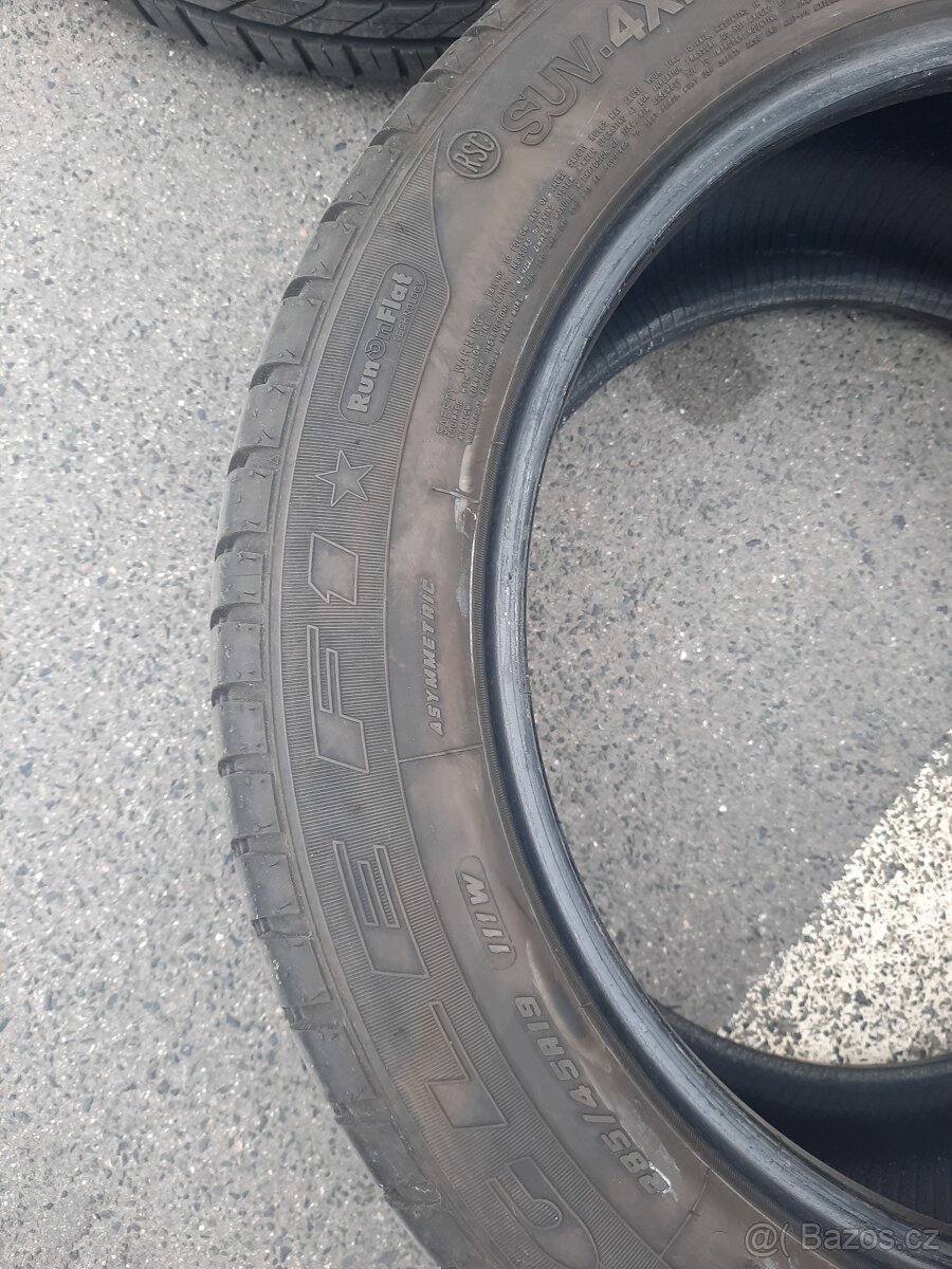 Zánovní pneu letní BMW X5, X6 - 9