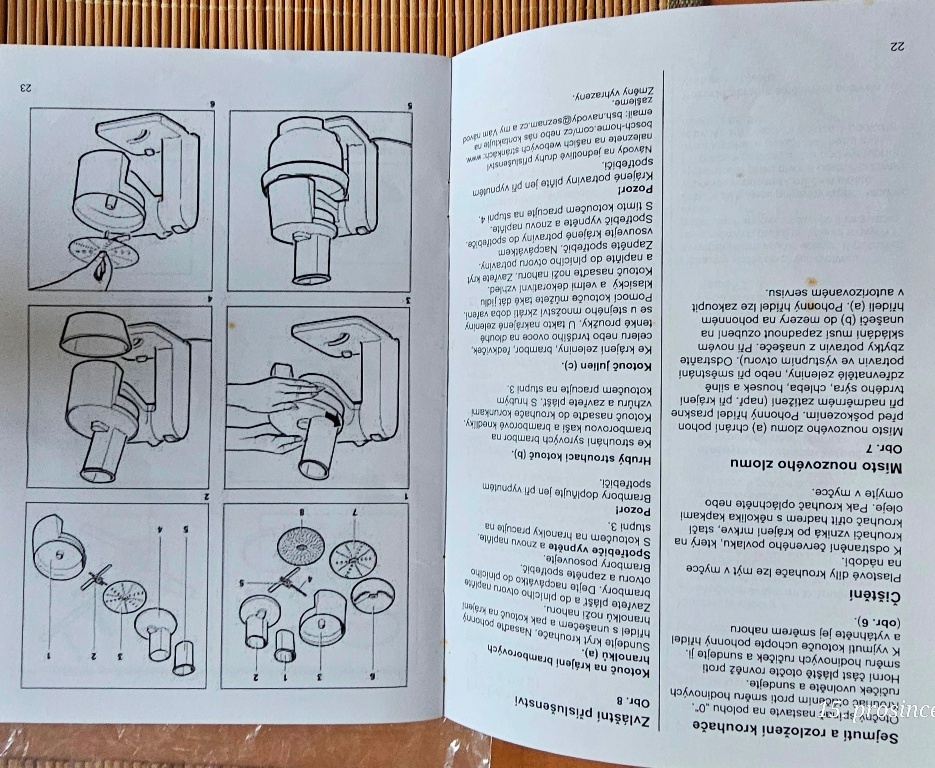 Kuchyňský robot BOSCH - 9