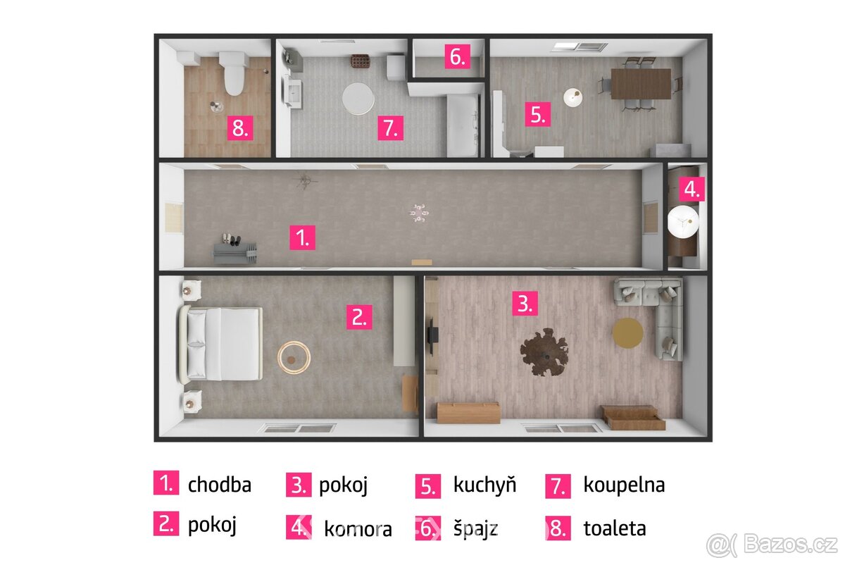 Prodej bytu 2+1, Šanov, ev.č. 00303 - 9