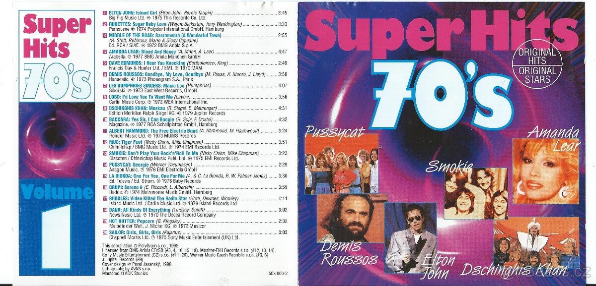 CD-PRODÁM VĚTŠÍ MNOŽSTVÍ ORIGINÁL CD 04/13 - 9