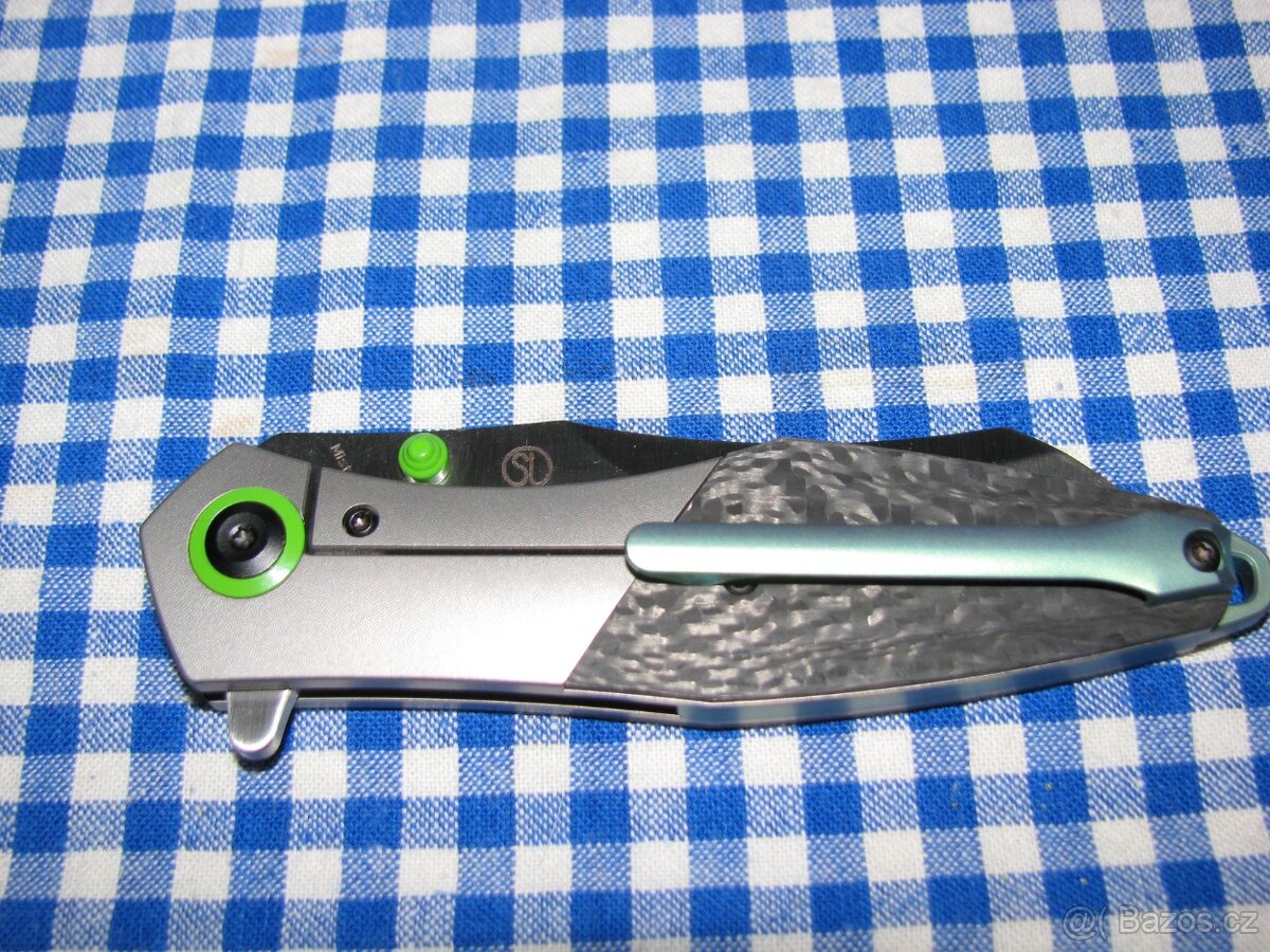 ZAVÍRACÍ NŮŽ - KANSEPT MISTAKEN - OCEL CPM-20CV / TITANIUM - 9