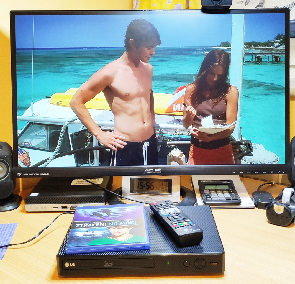 Blu-ray, DVD přehrávač LG BP450 - Super stav - 9