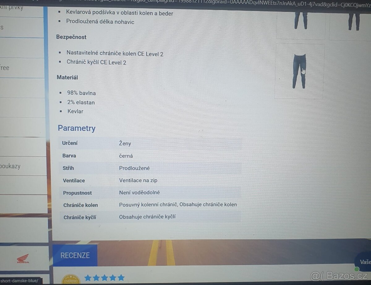 Motorkářské kalhoty - 9