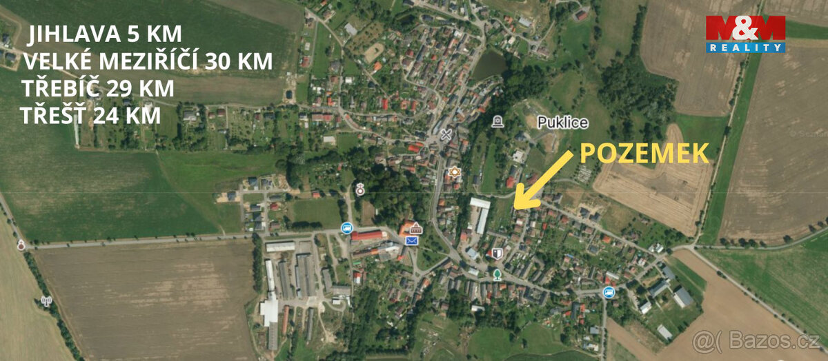 Prodej pozemku k bydlení v Puklicích, Jihlava - 9