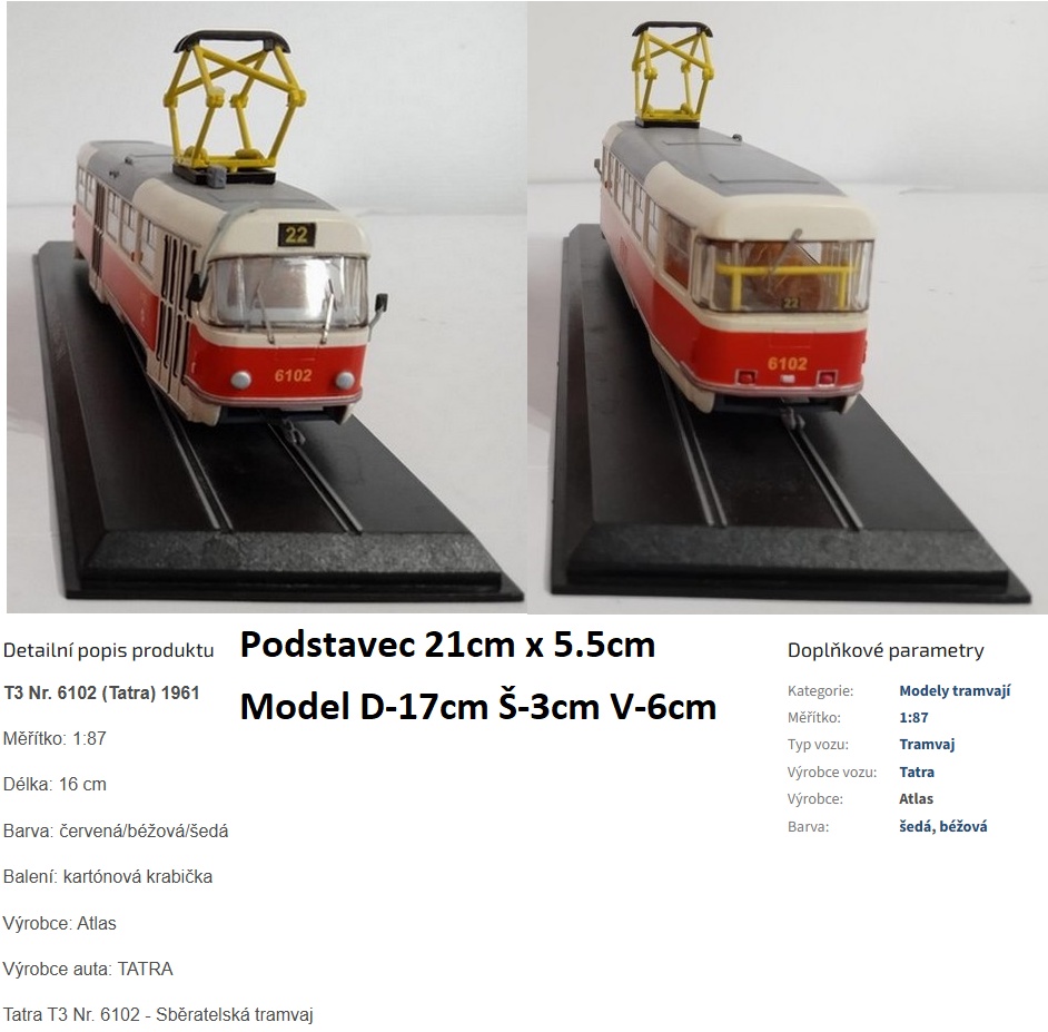 Tramvaj 1:43 1:87. Moskvič 412 1:24 - 9