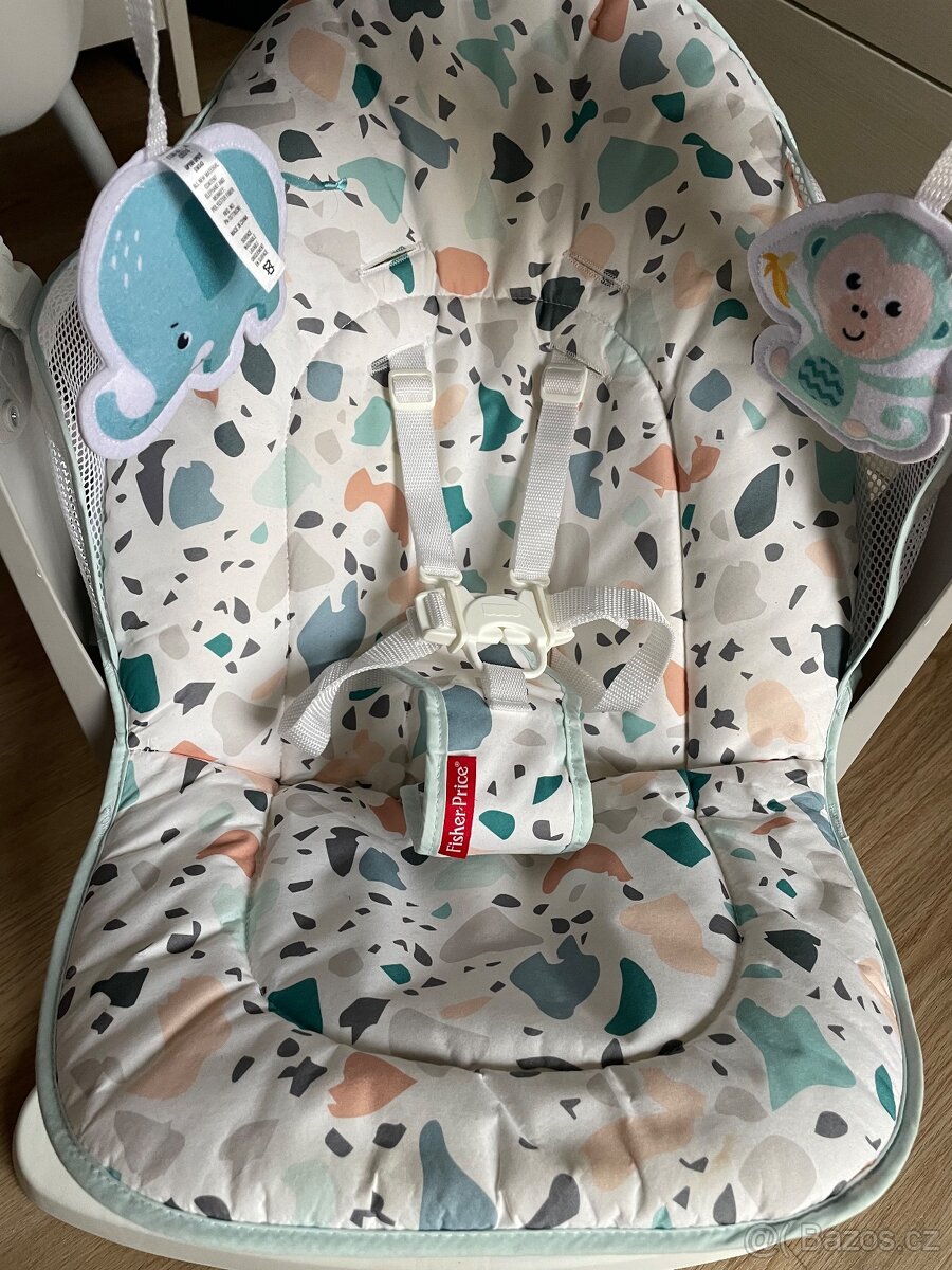 Fisher Price Přenosná houpačka Terrazzo - 9
