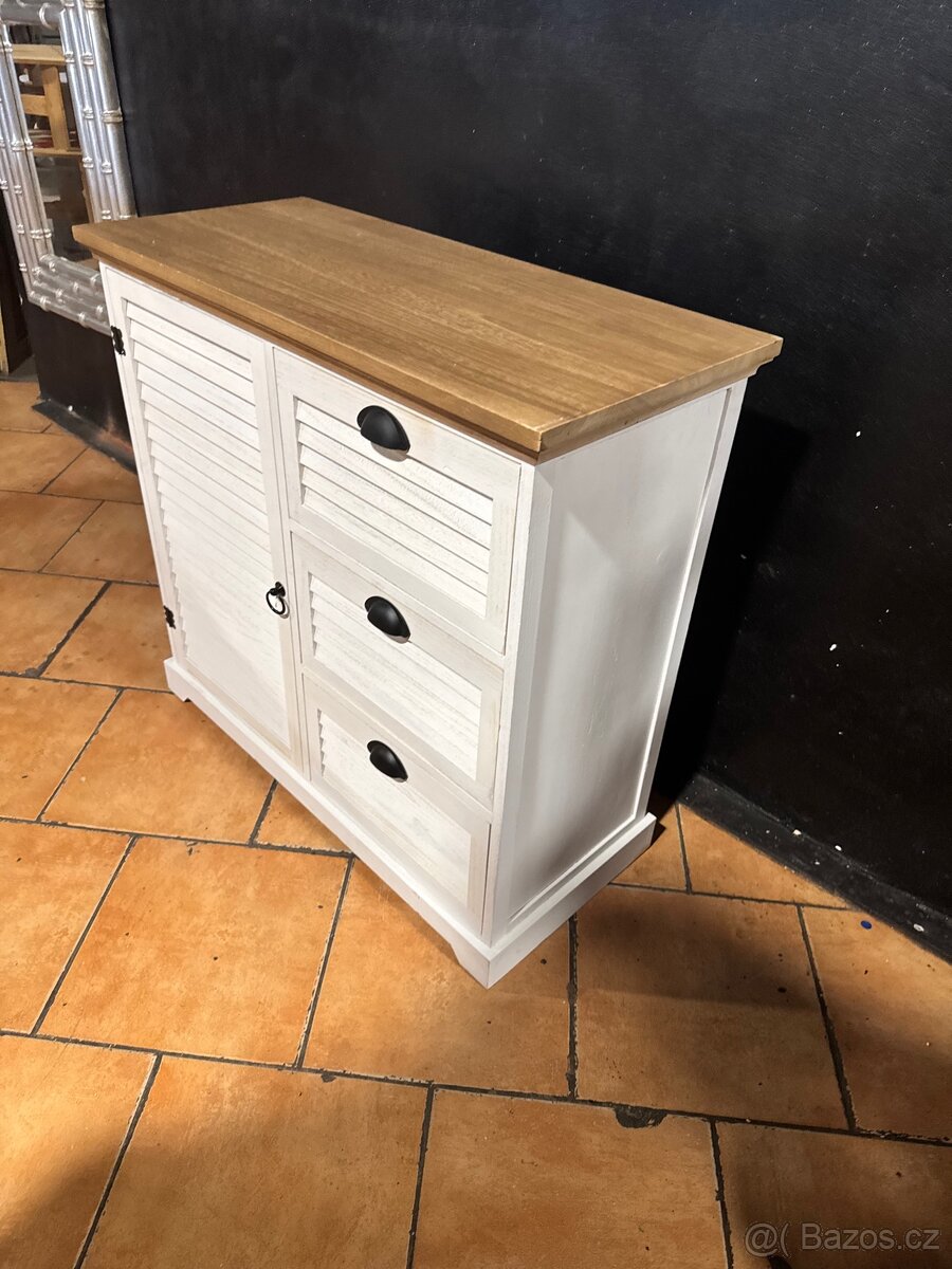 NOVÁ Krásná bílá komoda Provence - 9