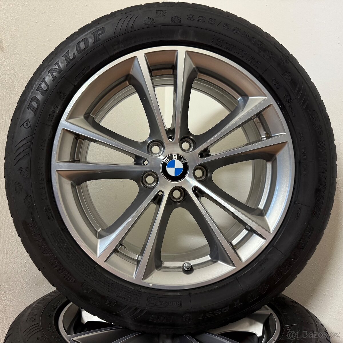 BMW 5 G30/G31 5x112 R17 ET27+ZIMNÍ 225/55R17 5/3mm - 9