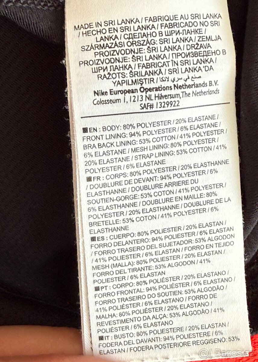 Fitness top NIKE s podprsenkou - 9