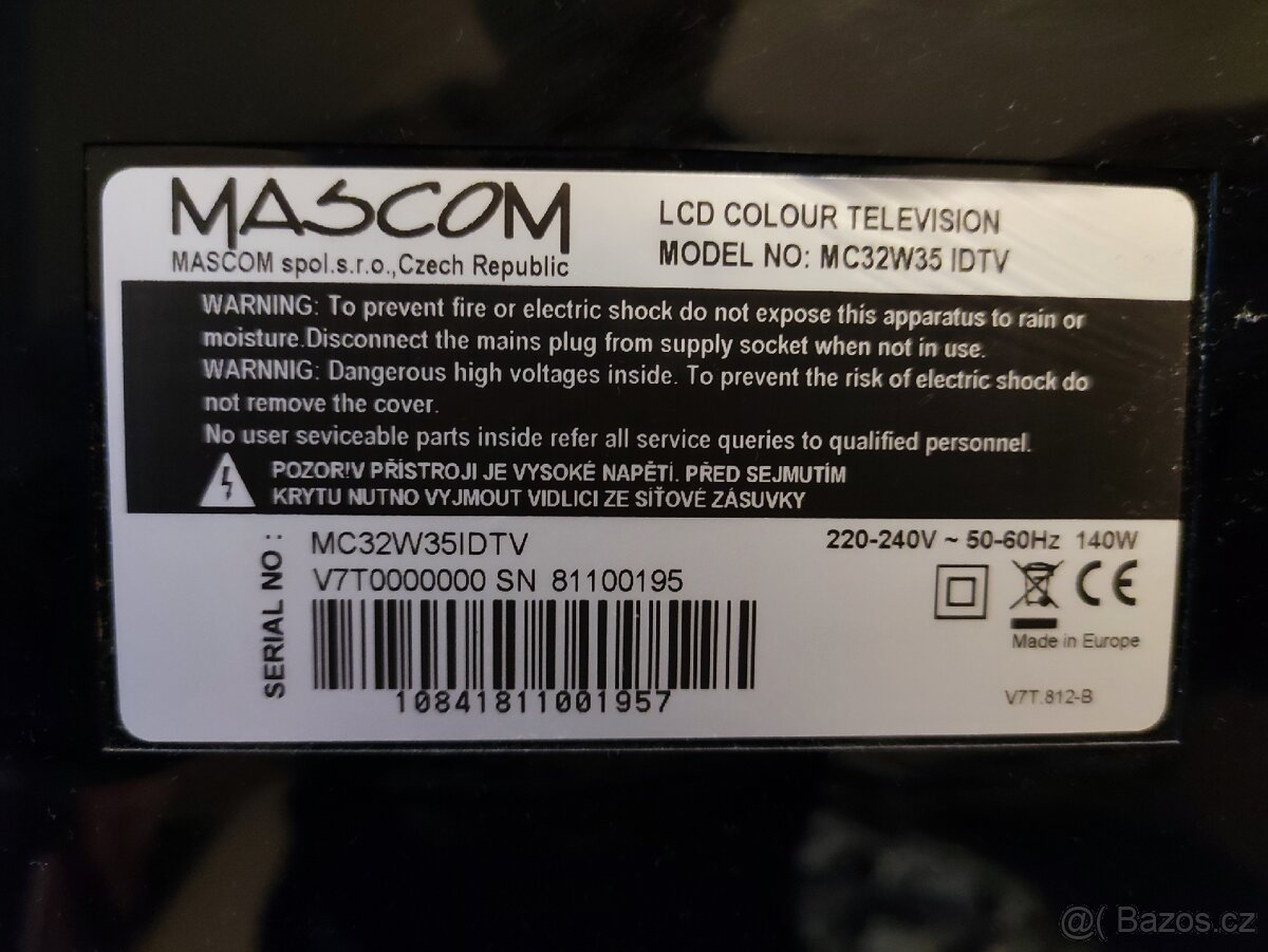 Mascom MC32W35 IDTV 32" + SetTopBox - 9