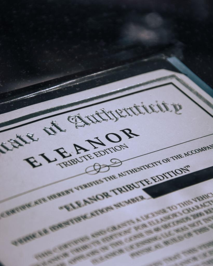 ELEANOR Shelby GT500 V8 - 9