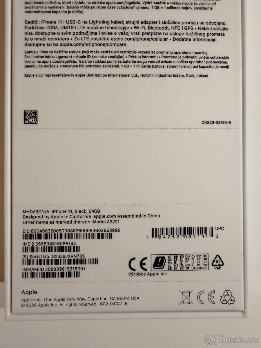 iPhone 11 64GB, baterie 100%, plně funkční - 9