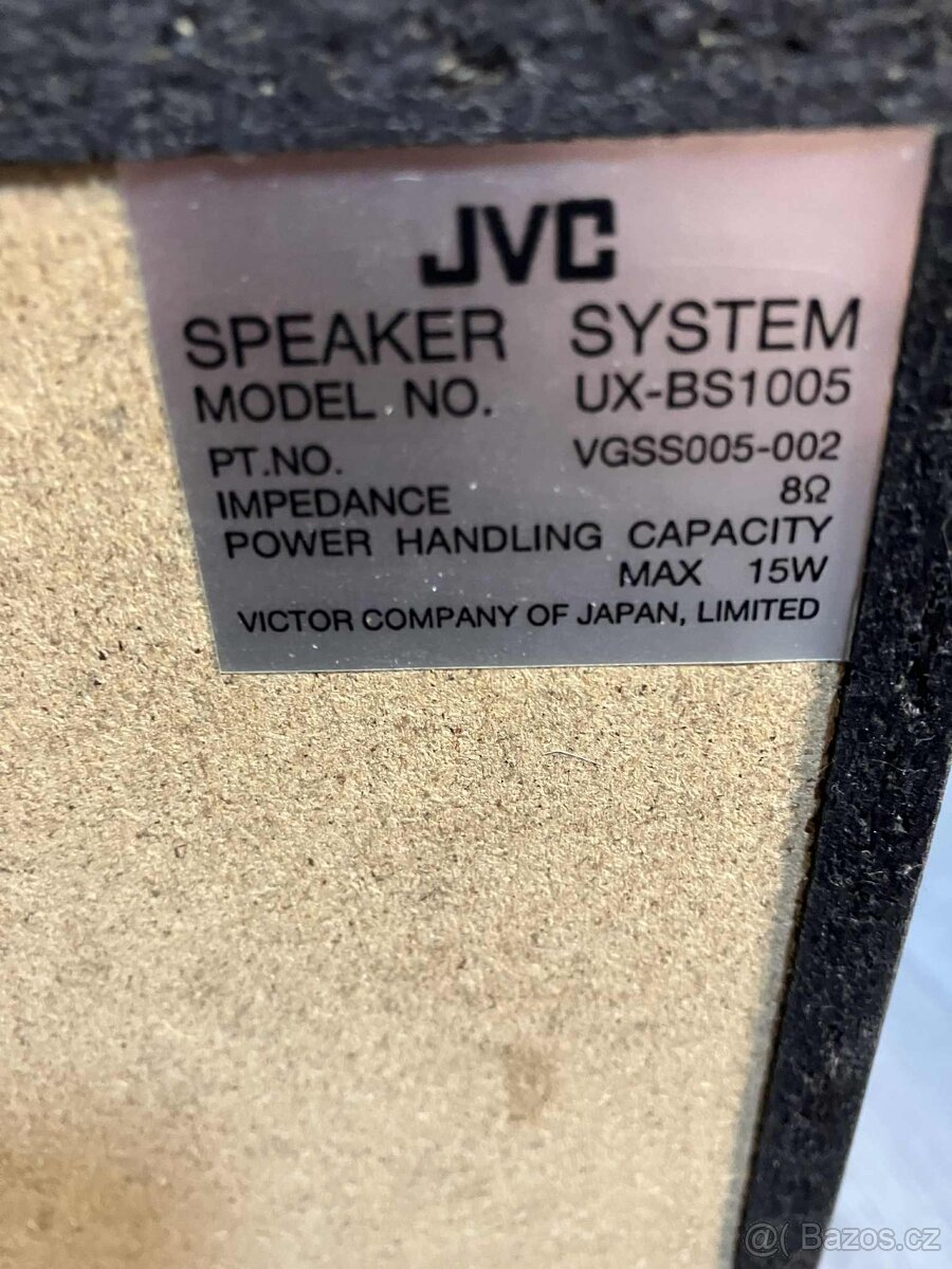 JVC UX-T1 mini hifi věž+repro+d.o. 1994 - 9