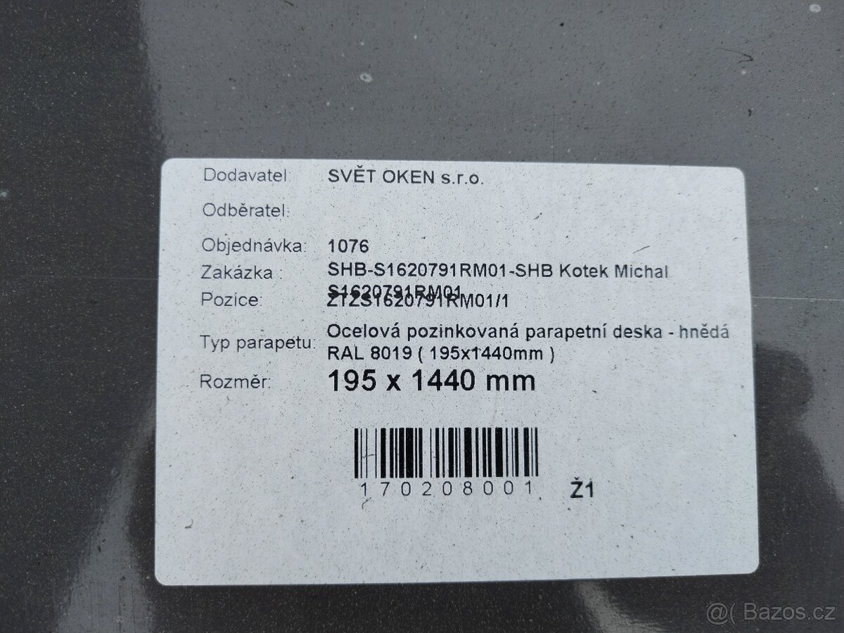 Venkovní parapety - 9