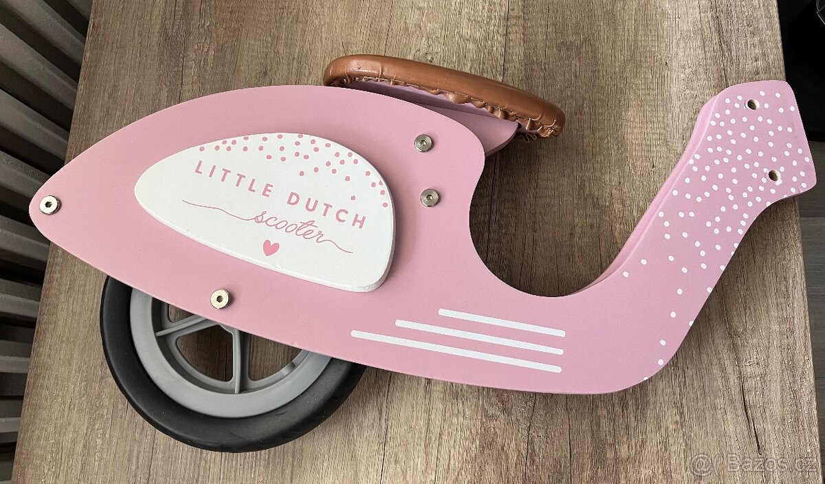 LITTLE DUTCH skútr Pink - 9