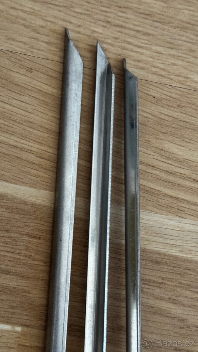 Jehly grilovací (Sampury na saslik)s drevēnou rukojetí (6ks) - 9