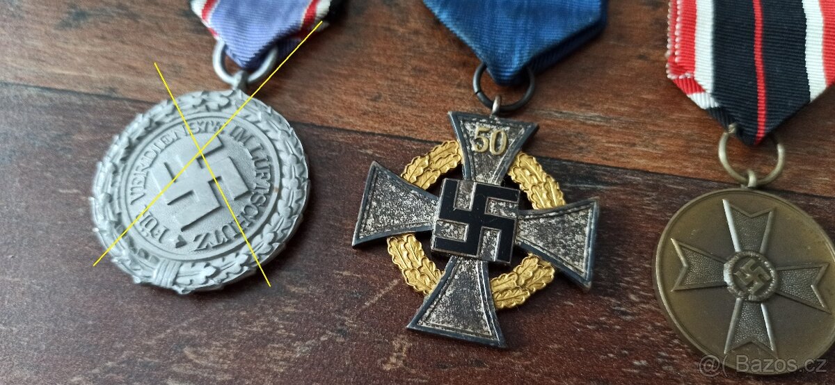 Medaile, vyznamenání, odznaky Německo. - 9