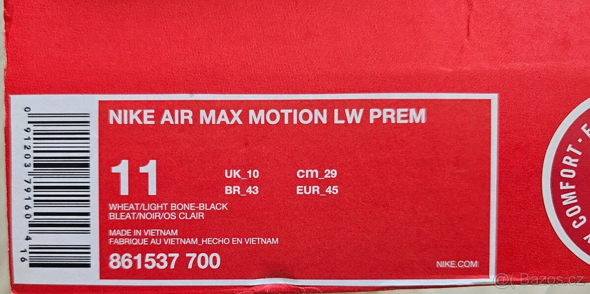 AIR MAX MOTION LOW PREMIUM SHOE vel.45/11 - 9