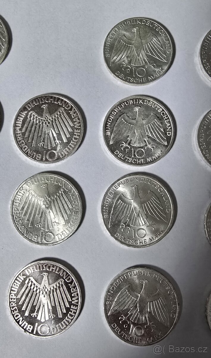 Stříbrné 10Marka a 5Marka - 9