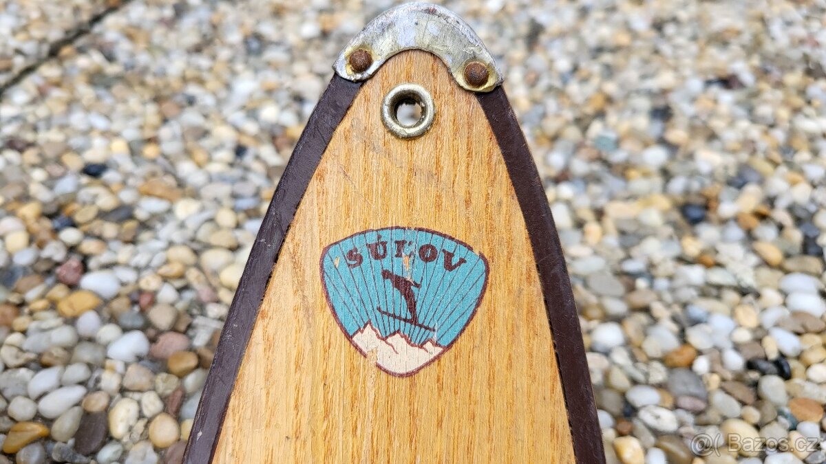 Staré dřevěné lyže Sulov - 9