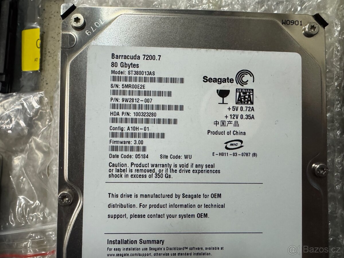 Hard disky Seagate Micron HDD SSD SATA M2 - 9