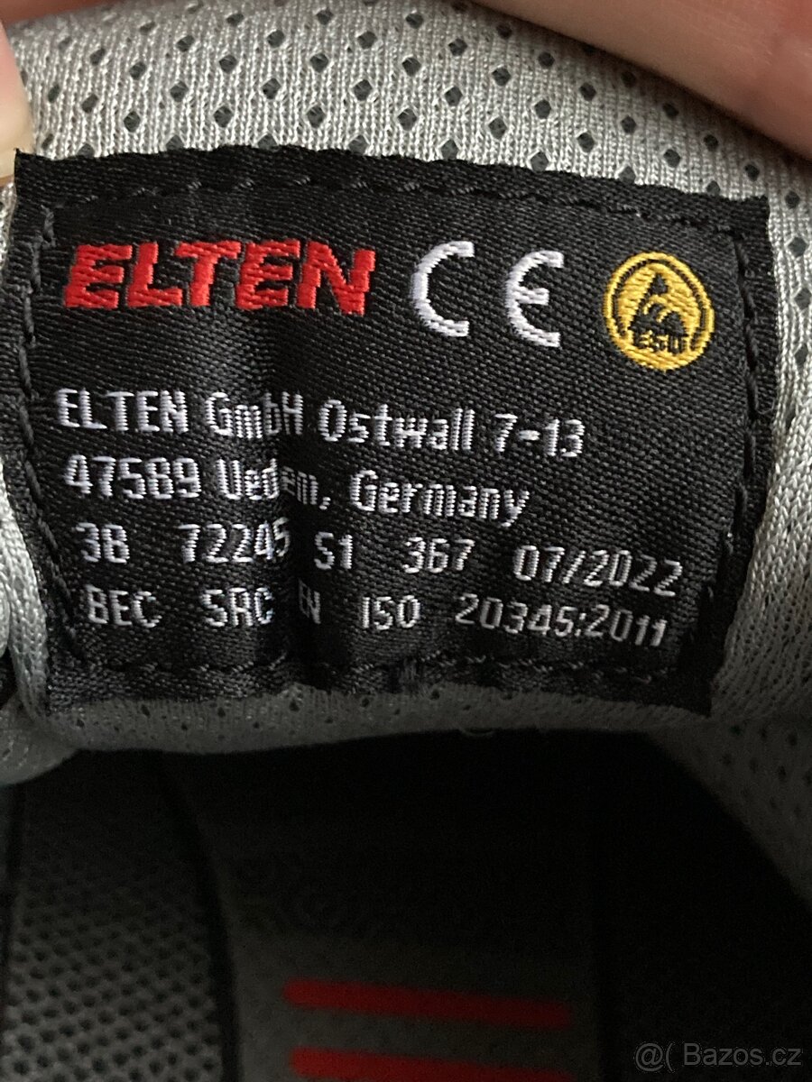 Pracovní boty Elten Impulse vel.38 Nové - 9