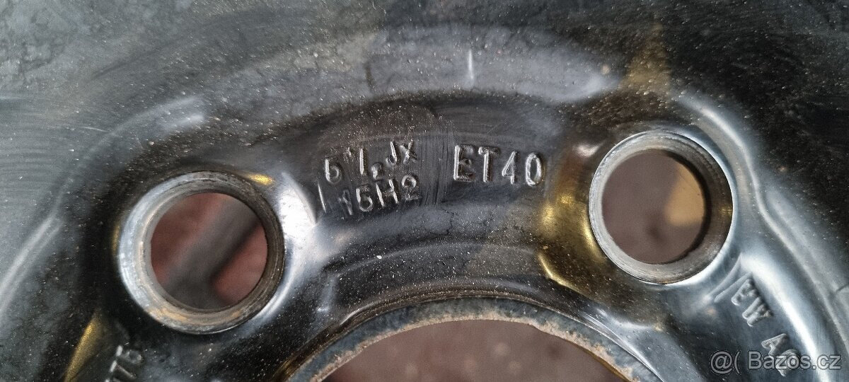 Plechové disky VW Polo 5x100 5,5x15 ET40 Škoda Fabia 4 IV - 9