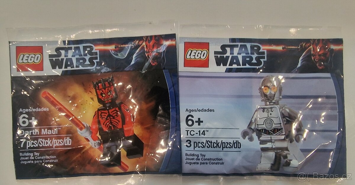LEGO STAR WARS C3PO CHROME GOLD & POLYBAGY STAR WARS - 9