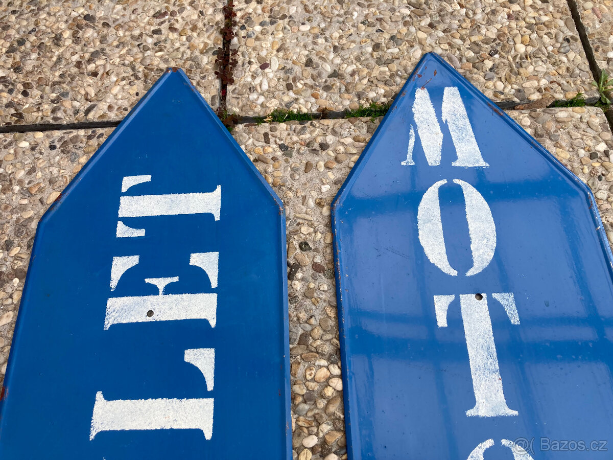 Cedule 2 kusy, staré MOTORLET za 1.000 kč - 9