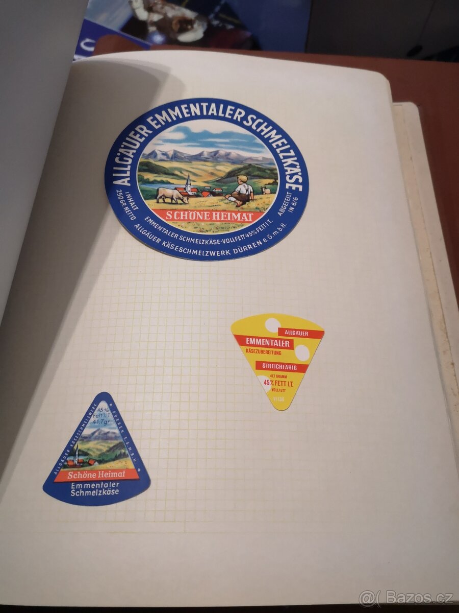 Sbírka etiket ze sýrů - 9