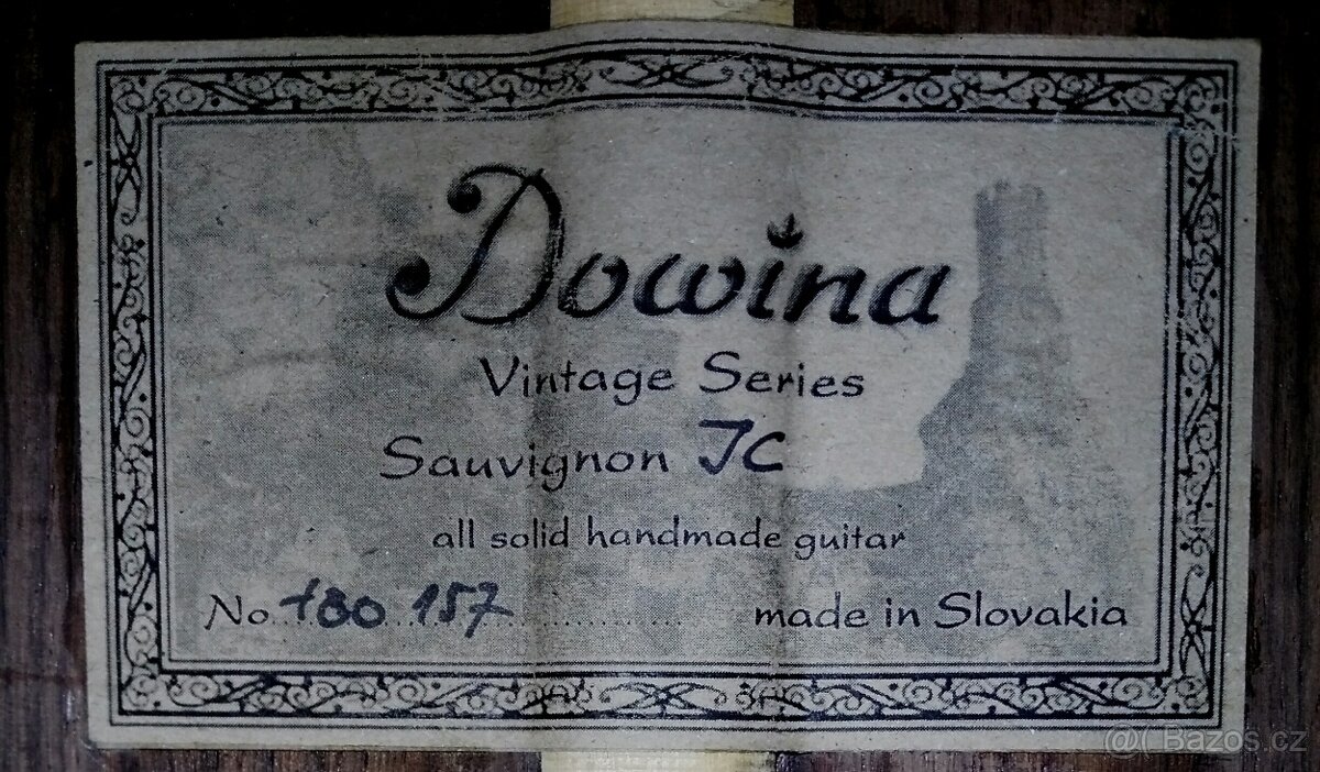 Predam el.ak. gitaru Dowina Sauvignon JC + kufor.Zn.cena. - 9