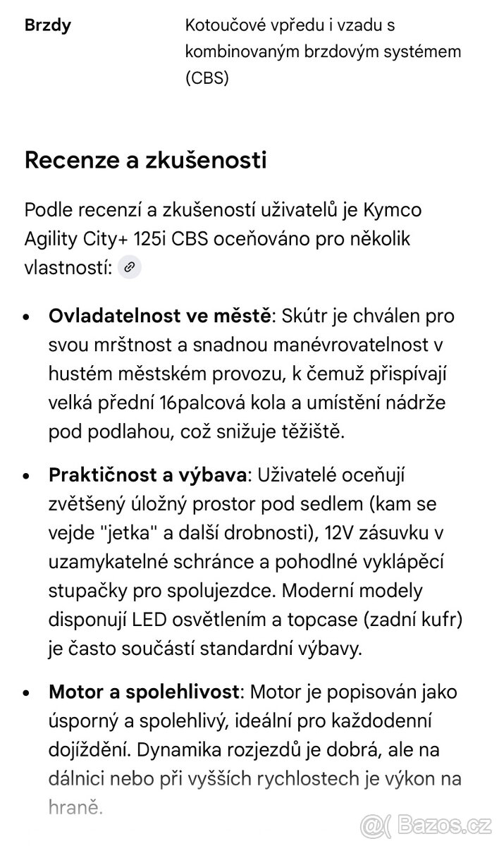 Skútr Kymco KL25F - 9