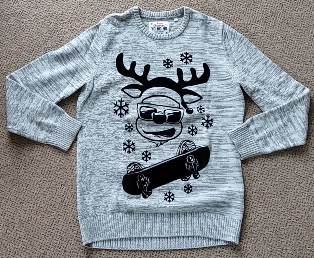 Chlapecká mikina, svetr, tričko dlouhý rukáv 152/158/164 - 9