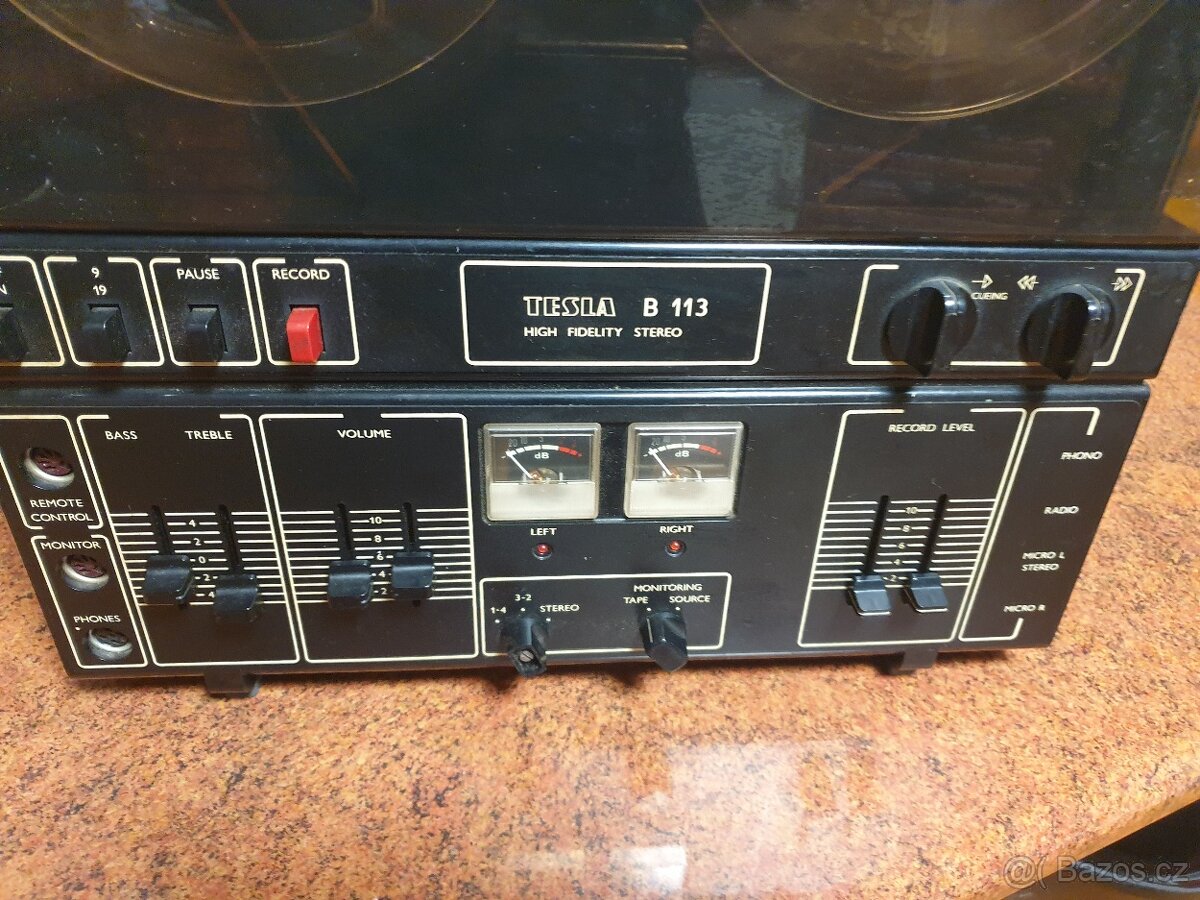 Kotoučový magnetofon tesla B113 - 9