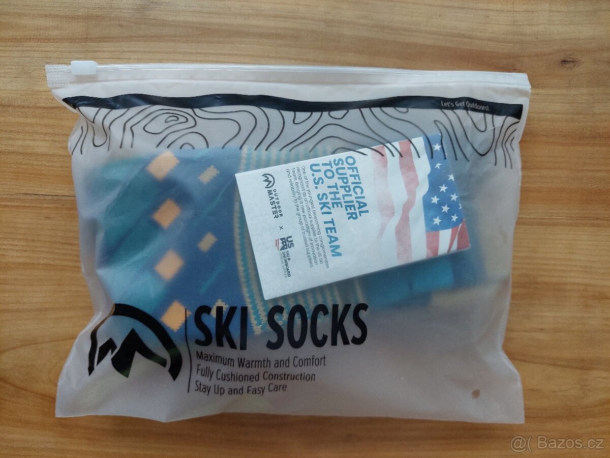 Nové ponožky na lyže snowboard unisex = pánské dámské SLEVA - 9