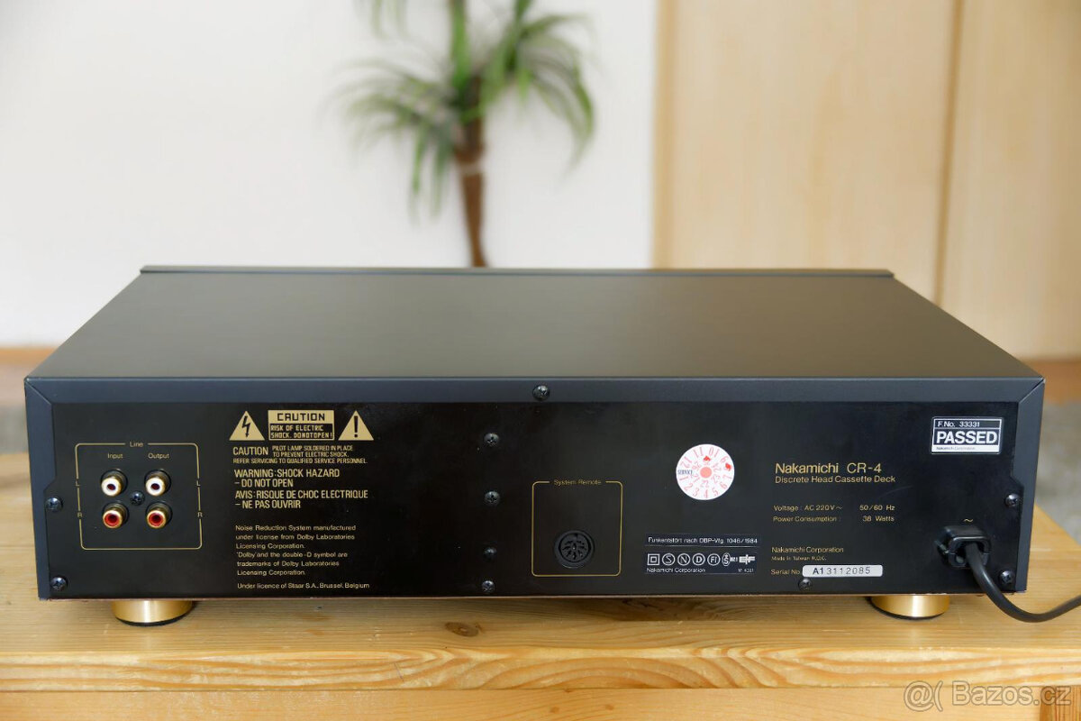 Diskrétní tape deck NAKAMICHI CR-4 (top - plně servisovaný) - 9