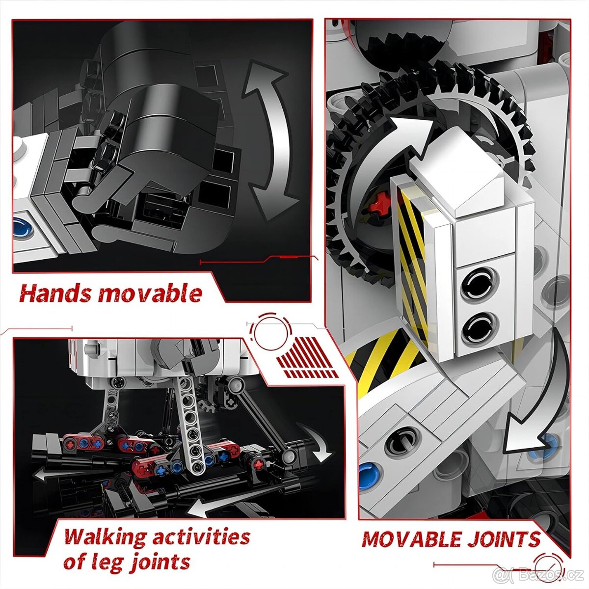Programovatelná RC stavebnice (robot) - 475 dílků - 9