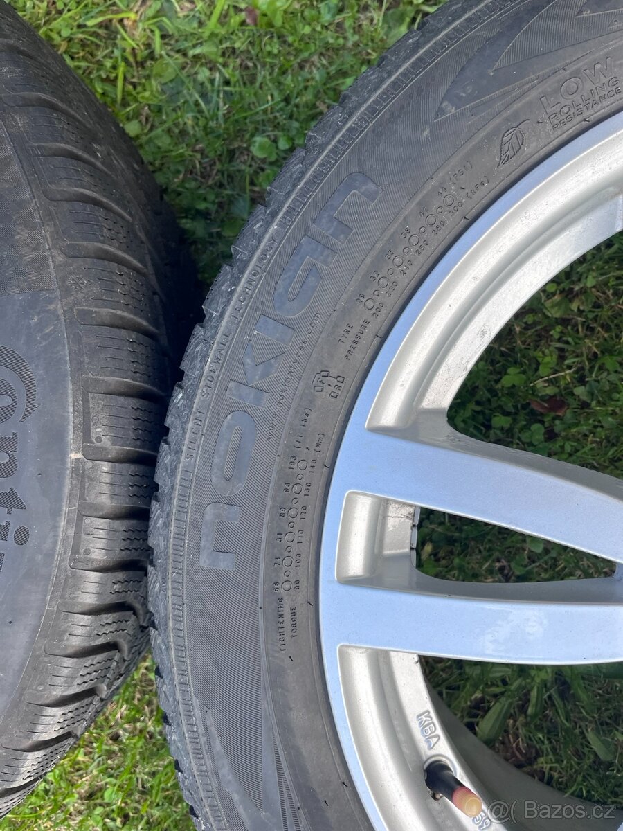 Alu disky 7Jx17 ET38; pneu 215/55 R17 98H EXTRA LOAD - 9