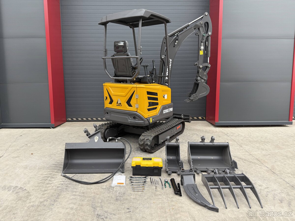 Minibagr G20SE l PRO, Skladem - mega akce příslušenství - 9