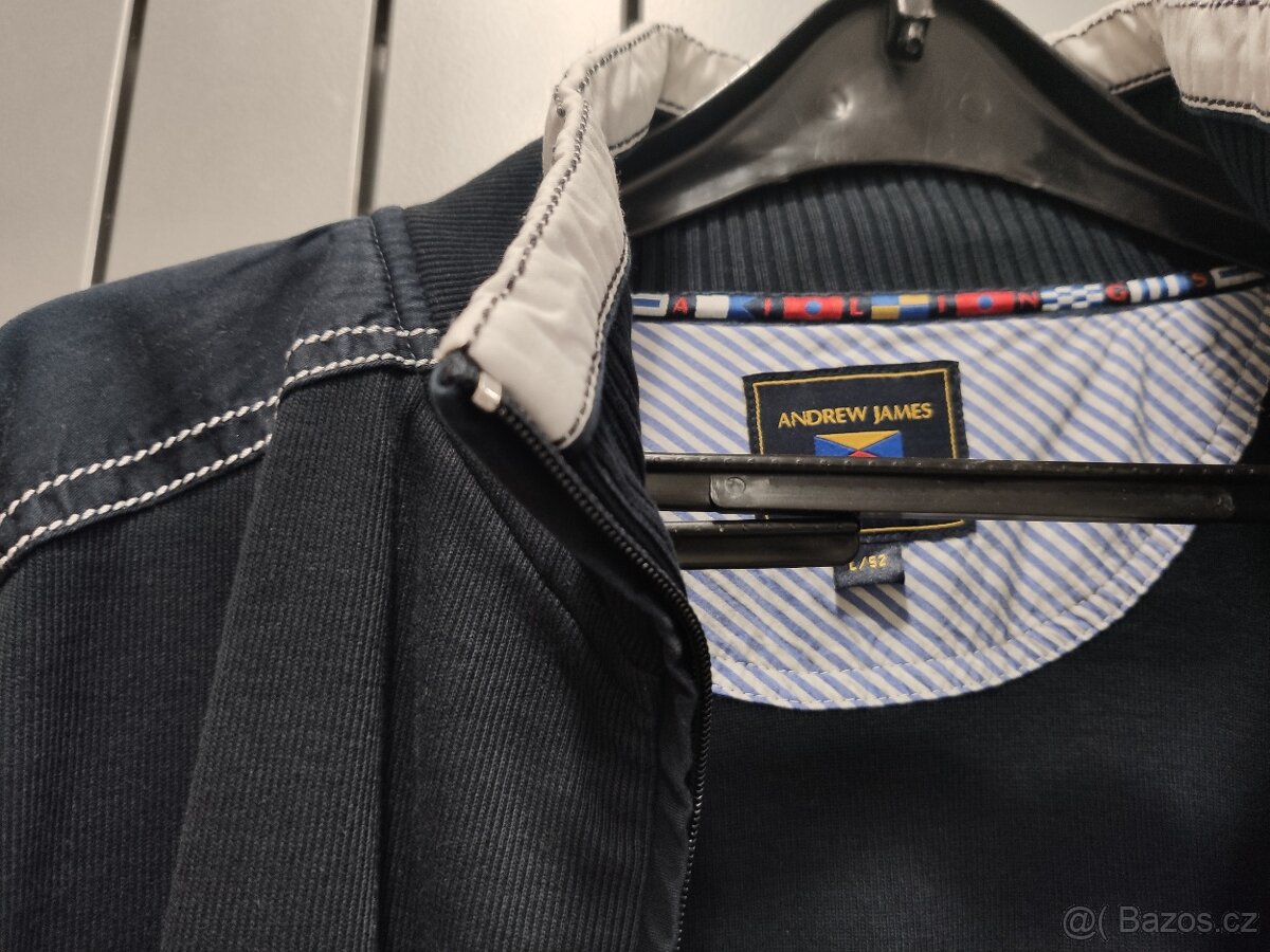 Tmavě modrý pánský svetr zn.Andrew James - 9