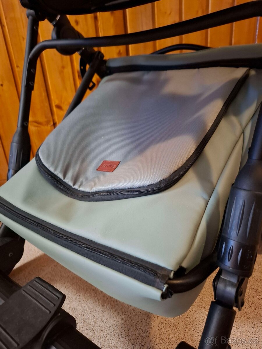 Lehký kočárek dvojkombinace Jasmine Daisy Soft 04 Mint - 9