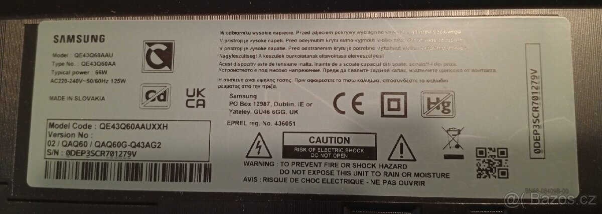 Samsung qe43q60aau vada obrazu - 9