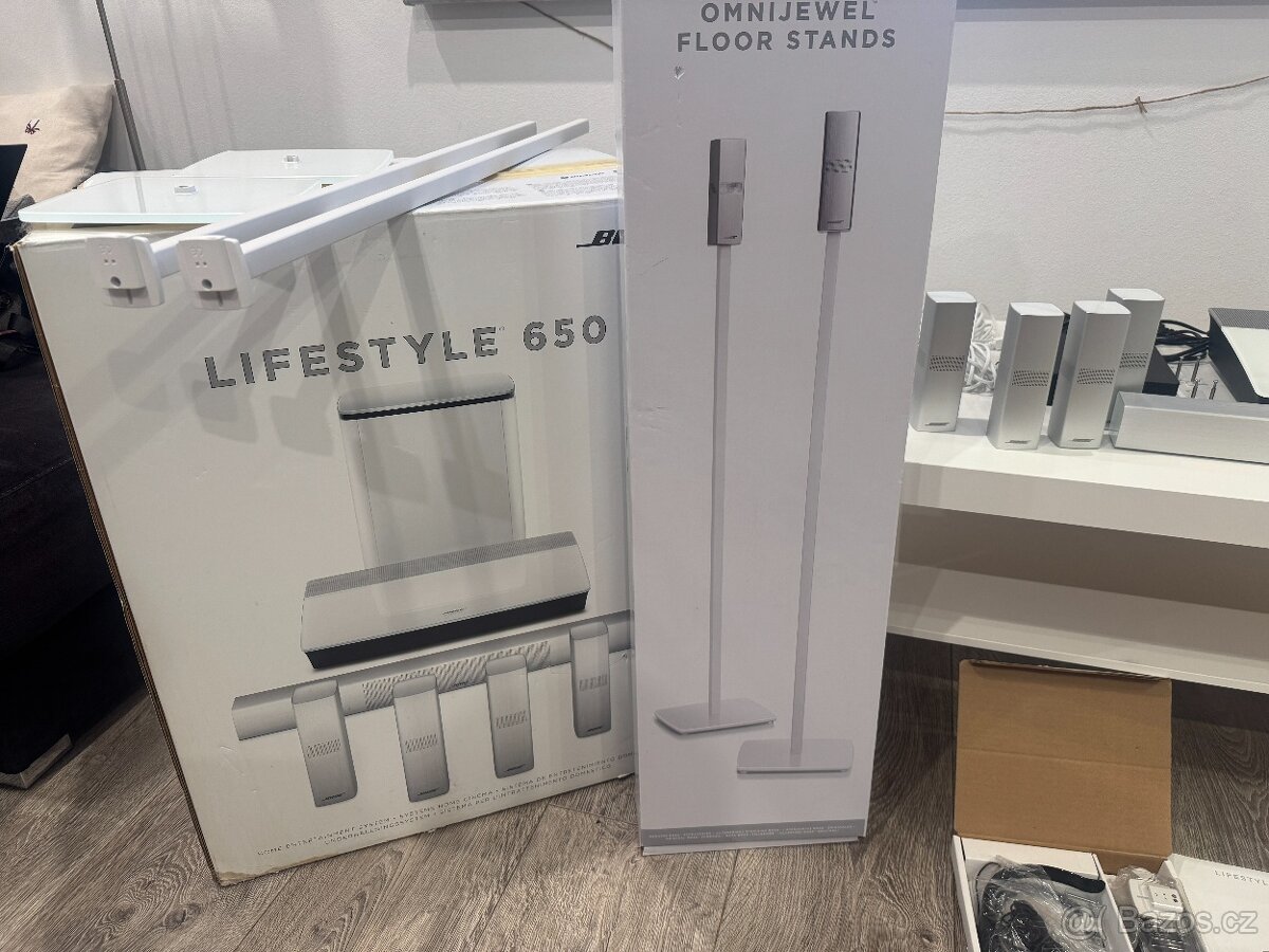 Prodám domácí kino Bose Lifestyle 650 White - nejvyšší řada - 9